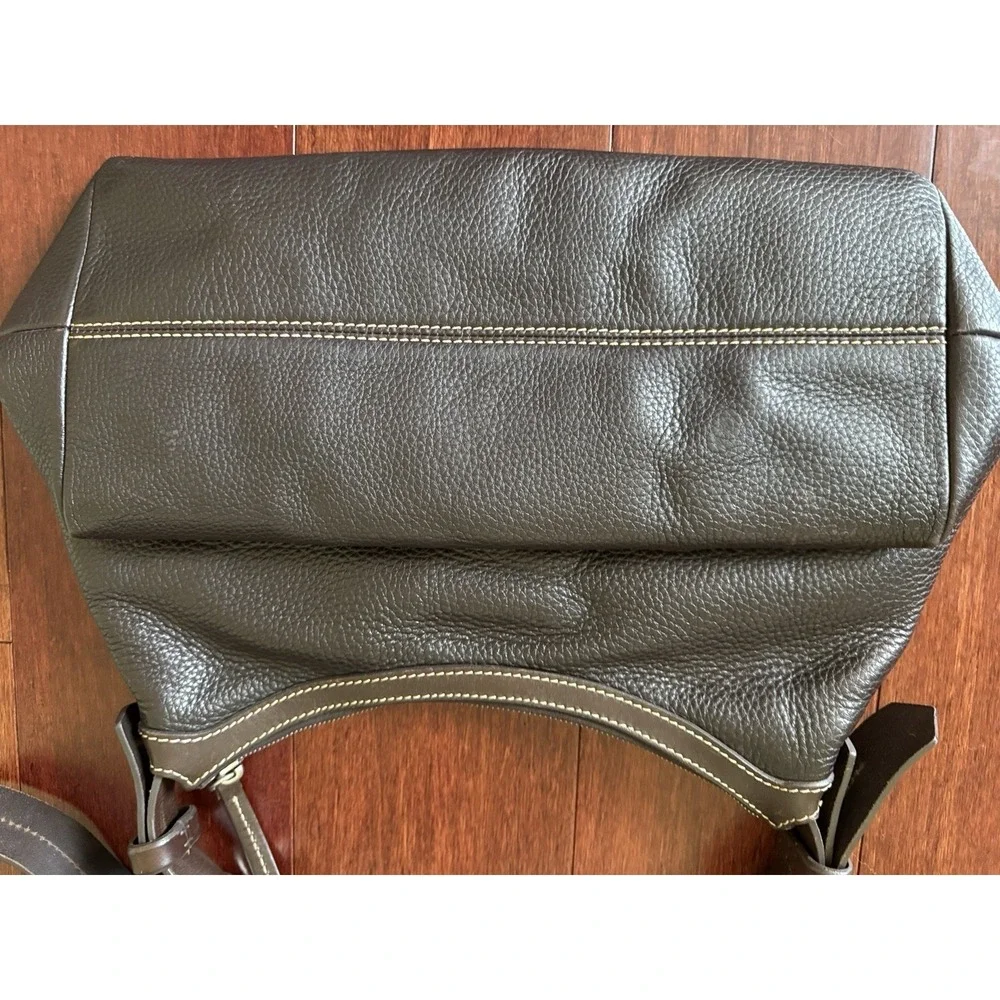 Dooney & Bourke Brown Pebble Grain Leather Hobo Shoulder Bag